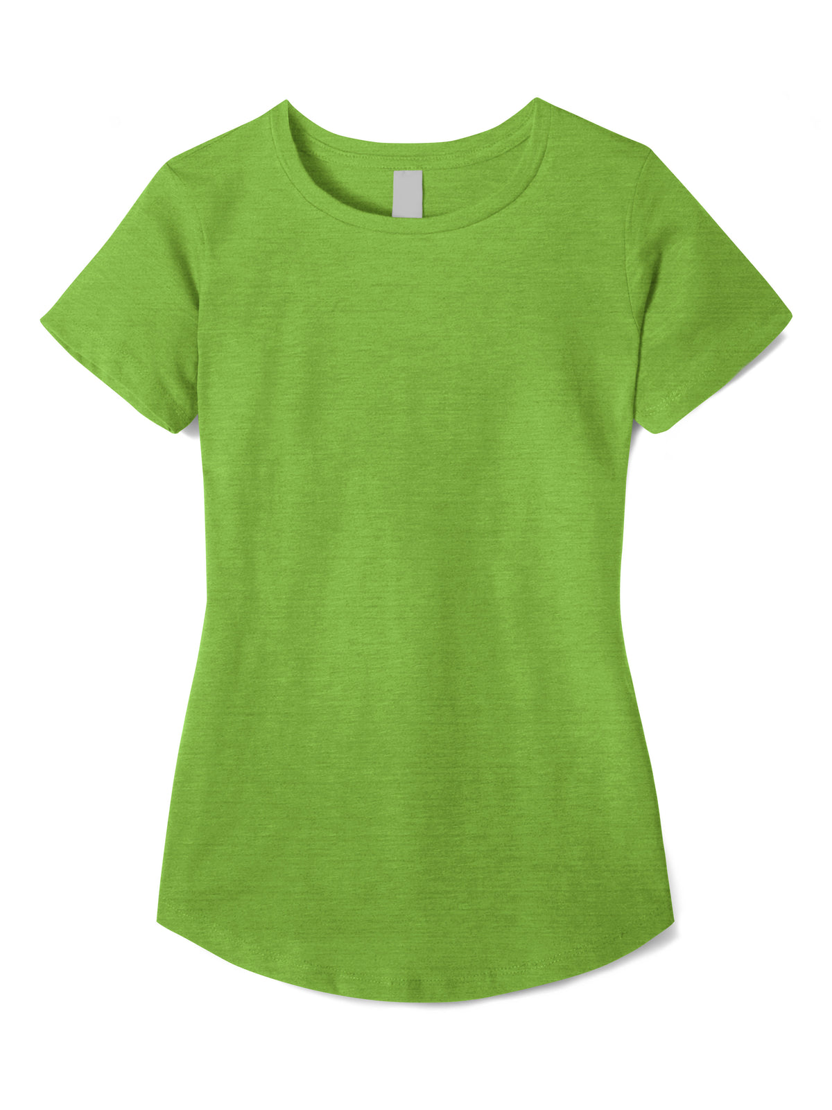 Women’s Lightweight Hipster Round Bottom Short Sleeve Tunic T Shirt in Matcha Green - Hat and Beyond blank tee