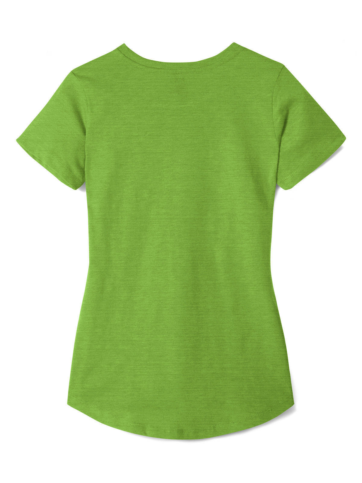 Women’s Lightweight Hipster Round Bottom Short Sleeve Tunic T Shirt in Matcha Green - Hat and Beyond blank tee