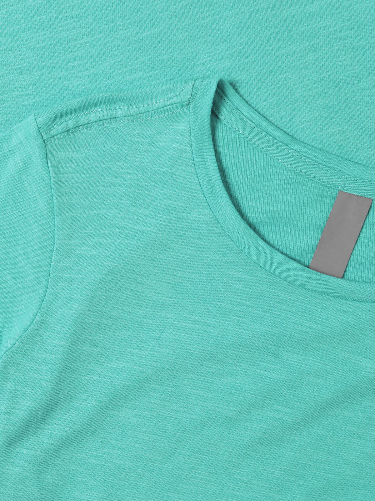 Women’s Lightweight Hipster Round Bottom Short Sleeve Tunic T Shirt in Mint - Hat and Beyond blank tee