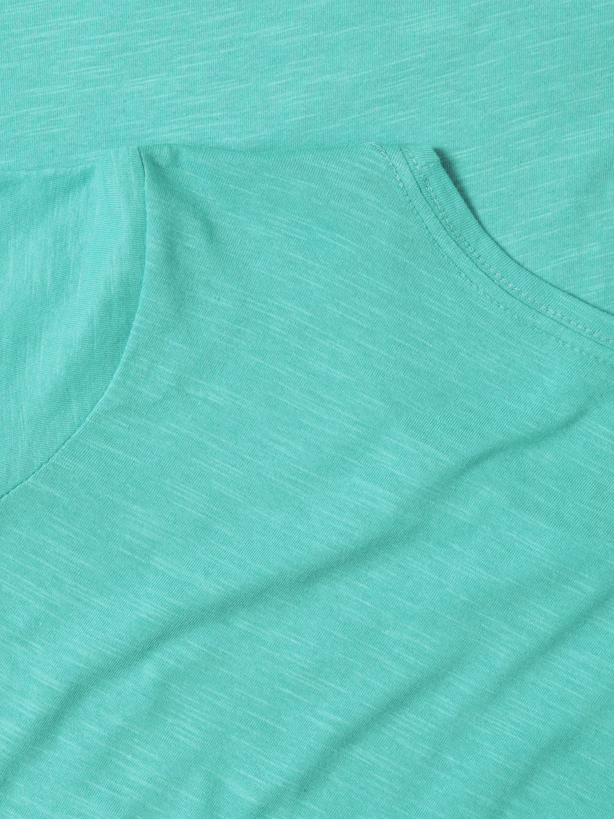 Women’s Lightweight Hipster Round Bottom Short Sleeve Tunic T Shirt in Mint - Hat and Beyond blank tee