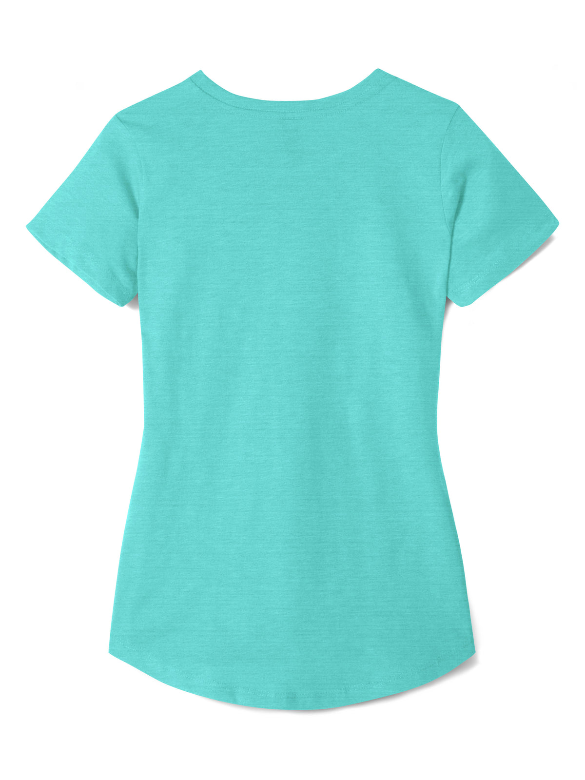Women’s Lightweight Hipster Round Bottom Short Sleeve Tunic T Shirt in Mint - Hat and Beyond blank tee