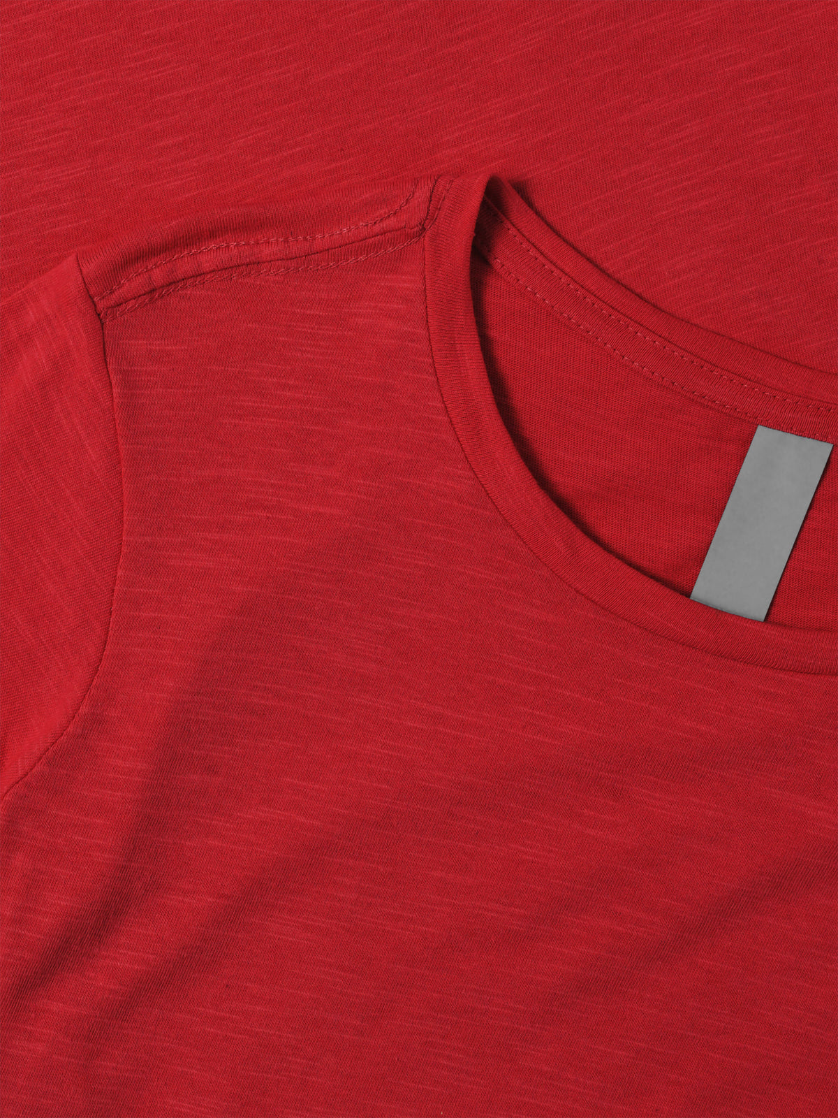Women’s Lightweight Hipster Round Bottom Short Sleeve Tunic T Shirt in Red - Hat and Beyond blank tee