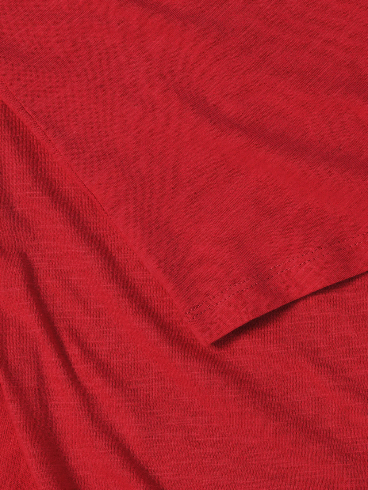 Women’s Lightweight Hipster Round Bottom Short Sleeve Tunic T Shirt in Red - Hat and Beyond blank tee