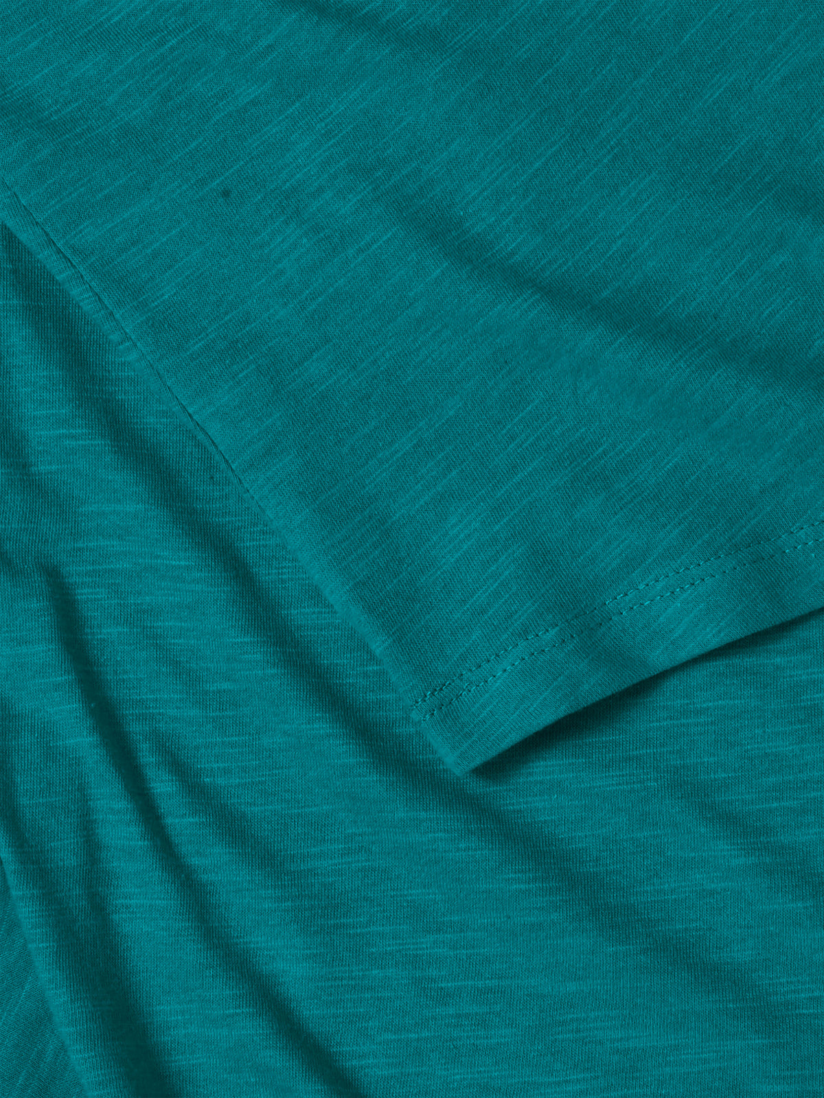 Women’s Lightweight Hipster Round Bottom Short Sleeve Tunic T Shirt in Teal Blue Heather - Hat and Beyond blank tee
