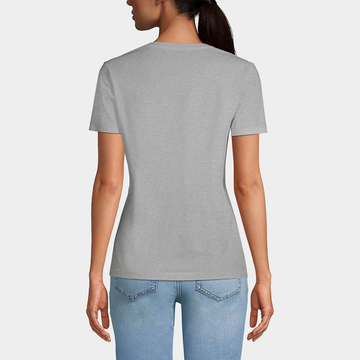 Women’s V-Neck T-Shirts in women v neck_cotton_summer_tshirt_custom_supreme_printing_design_quality_stylish_premium vneck_soft_high_workout_yoga_pilates_women_girls_girl_blend_poly
