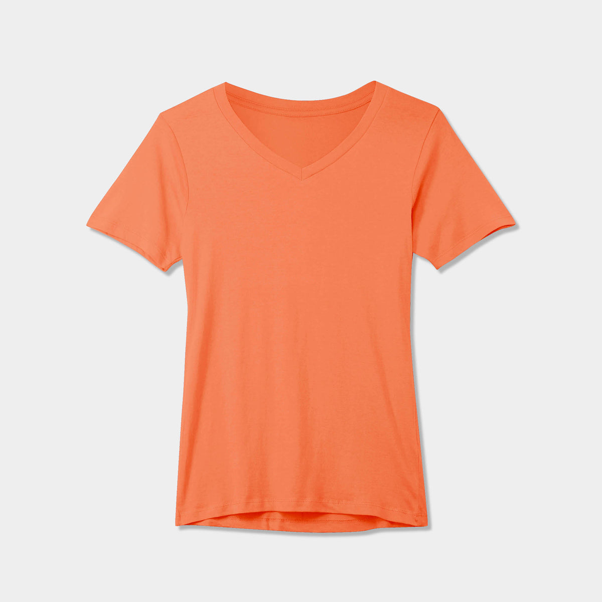 Women’s V-Neck T-Shirts in women v neck_cotton_summer_tshirt_custom_supreme_printing_design_quality_stylish_premium vneck_soft_high_workout_yoga_pilates_women_girls_girl_blend_poly