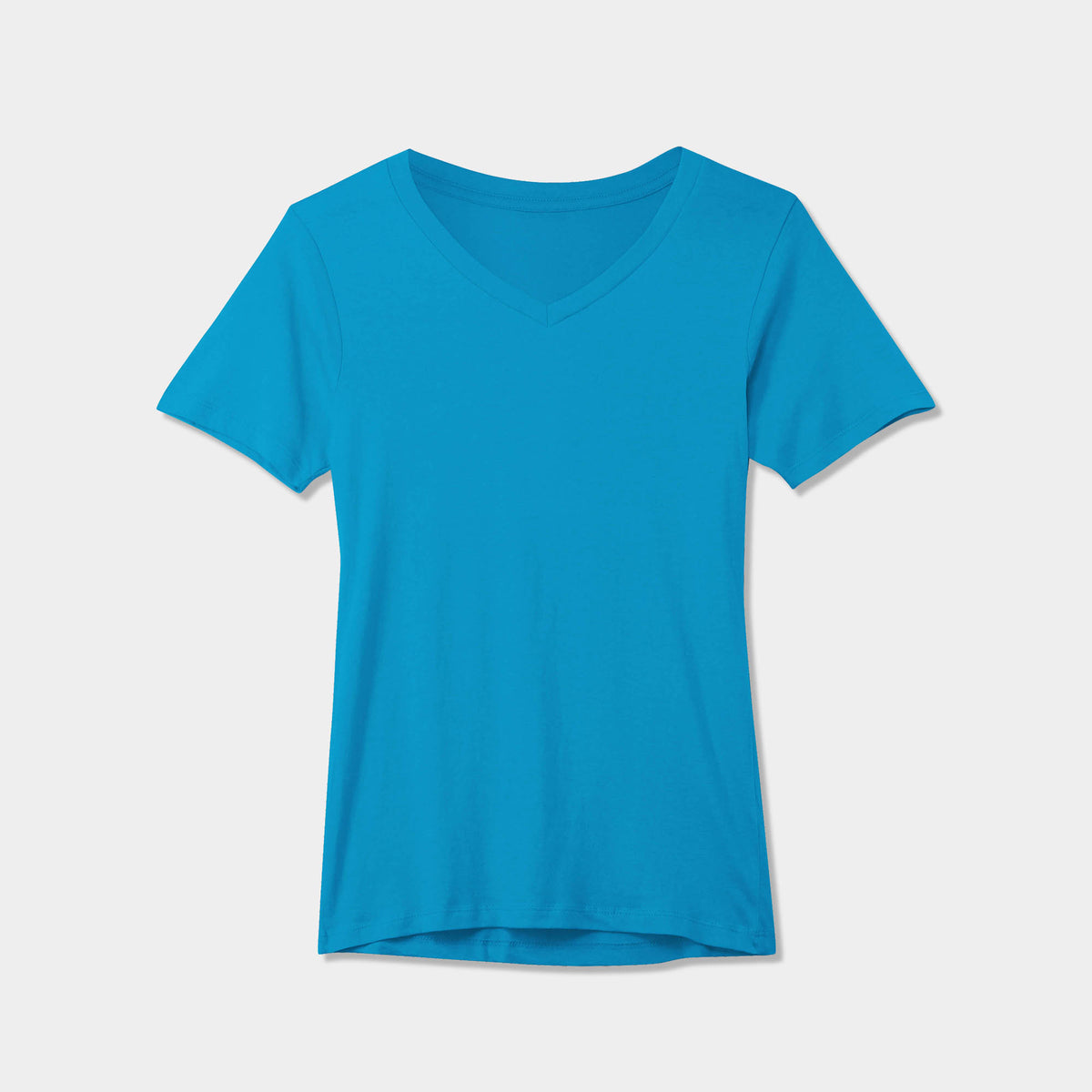Women’s V-Neck T-Shirts in women v neck_cotton_summer_tshirt_custom_supreme_printing_design_quality_stylish_premium vneck_soft_high_workout_yoga_pilates_women_girls_girl_blend_poly