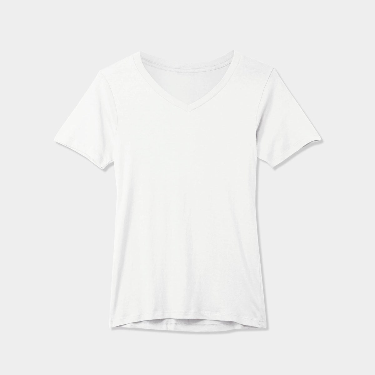 Women’s V-Neck T-Shirts in women v neck_cotton_summer_tshirt_custom_supreme_printing_design_quality_stylish_premium vneck_soft_high_workout_yoga_pilates_women_girls_girl_blend_poly