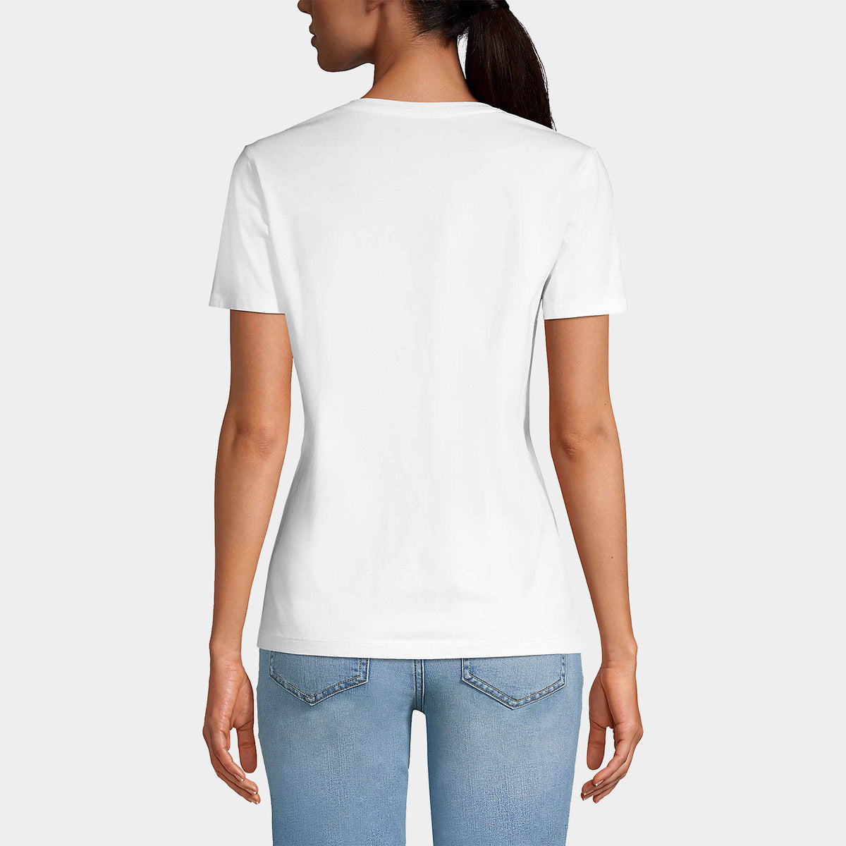 Women’s V-Neck T-Shirts in women v neck_cotton_summer_tshirt_custom_supreme_printing_design_quality_stylish_premium vneck_soft_high_workout_yoga_pilates_women_girls_girl_blend_poly