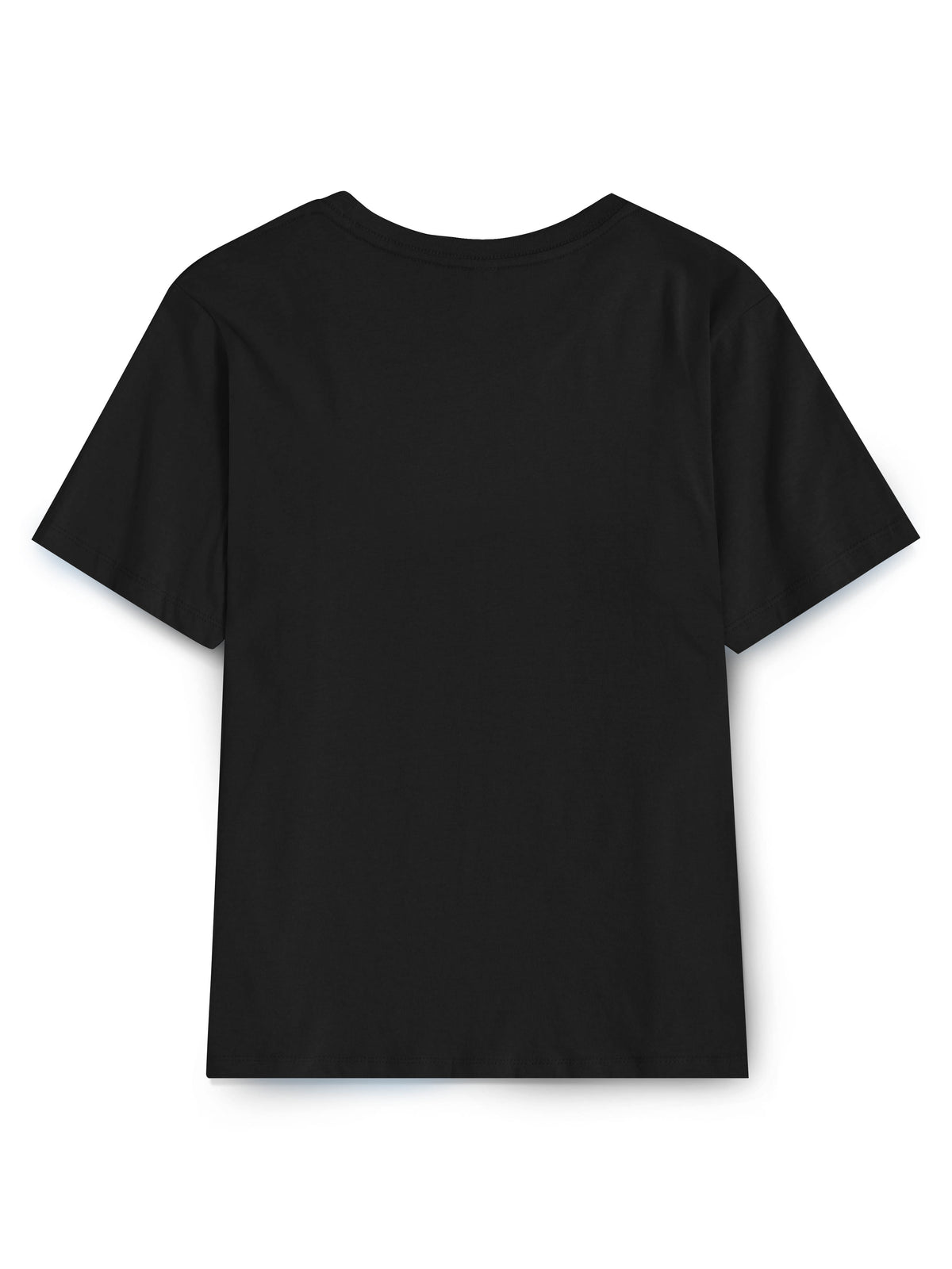 Women’s Basic Essential Soft Cotton Short Sleeve Crew Neck Tee in Black - Hat and Beyond blank tee