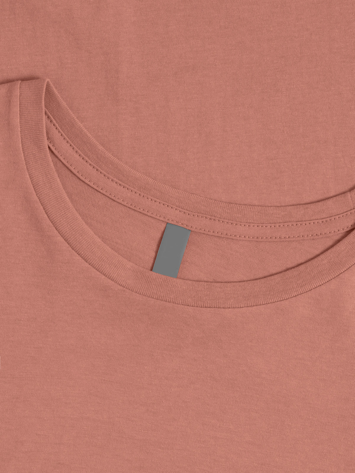 Women’s Basic Essential Soft Cotton Short Sleeve Crew Neck Tee in Dusty Rose - Hat and Beyond blank tee