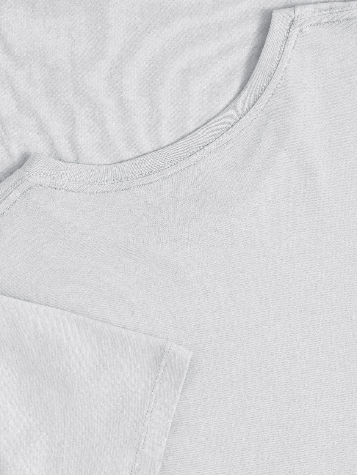 Women’s Basic Essential Soft Cotton Short Sleeve Crew Neck Tee in White - Hat and Beyond blank tee