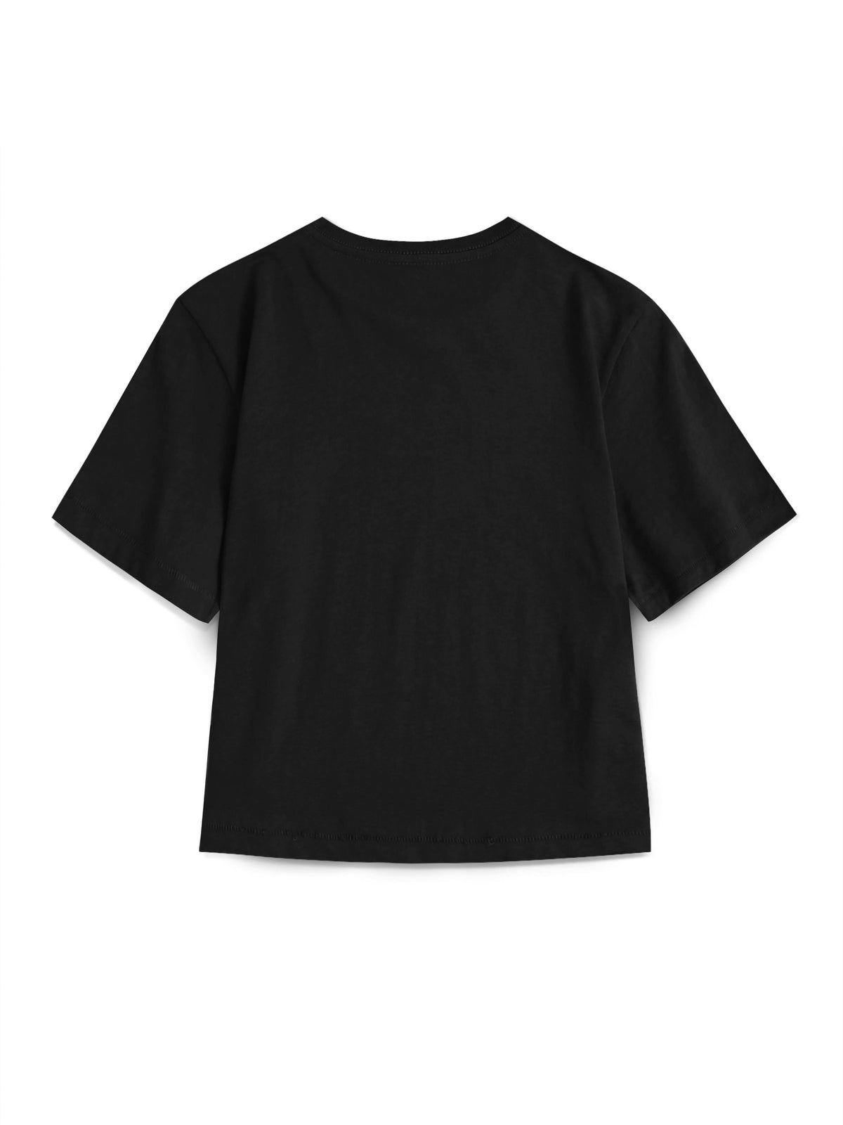 Women’s High-Waist T-Shirt in Black - Hat and Beyond blank tee