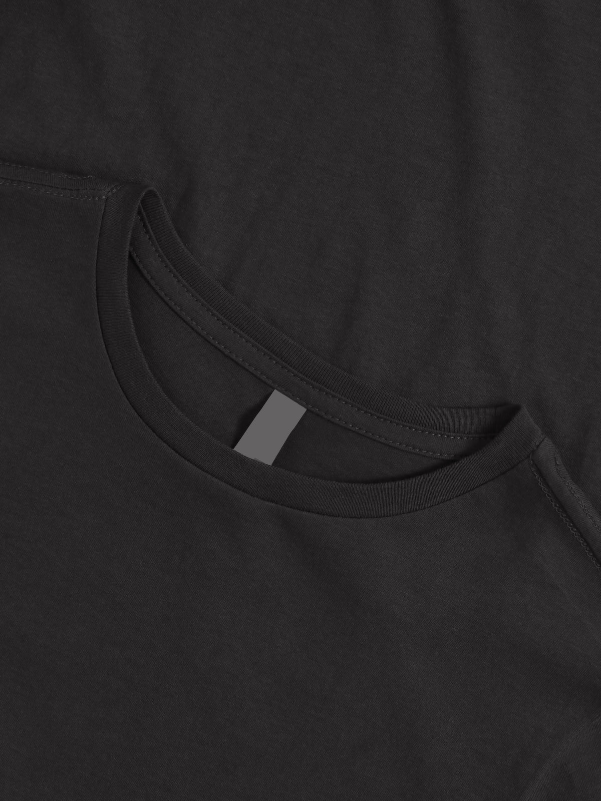 Women’s High-Waist T-Shirt in Vintage Black - Hat and Beyond blank tee