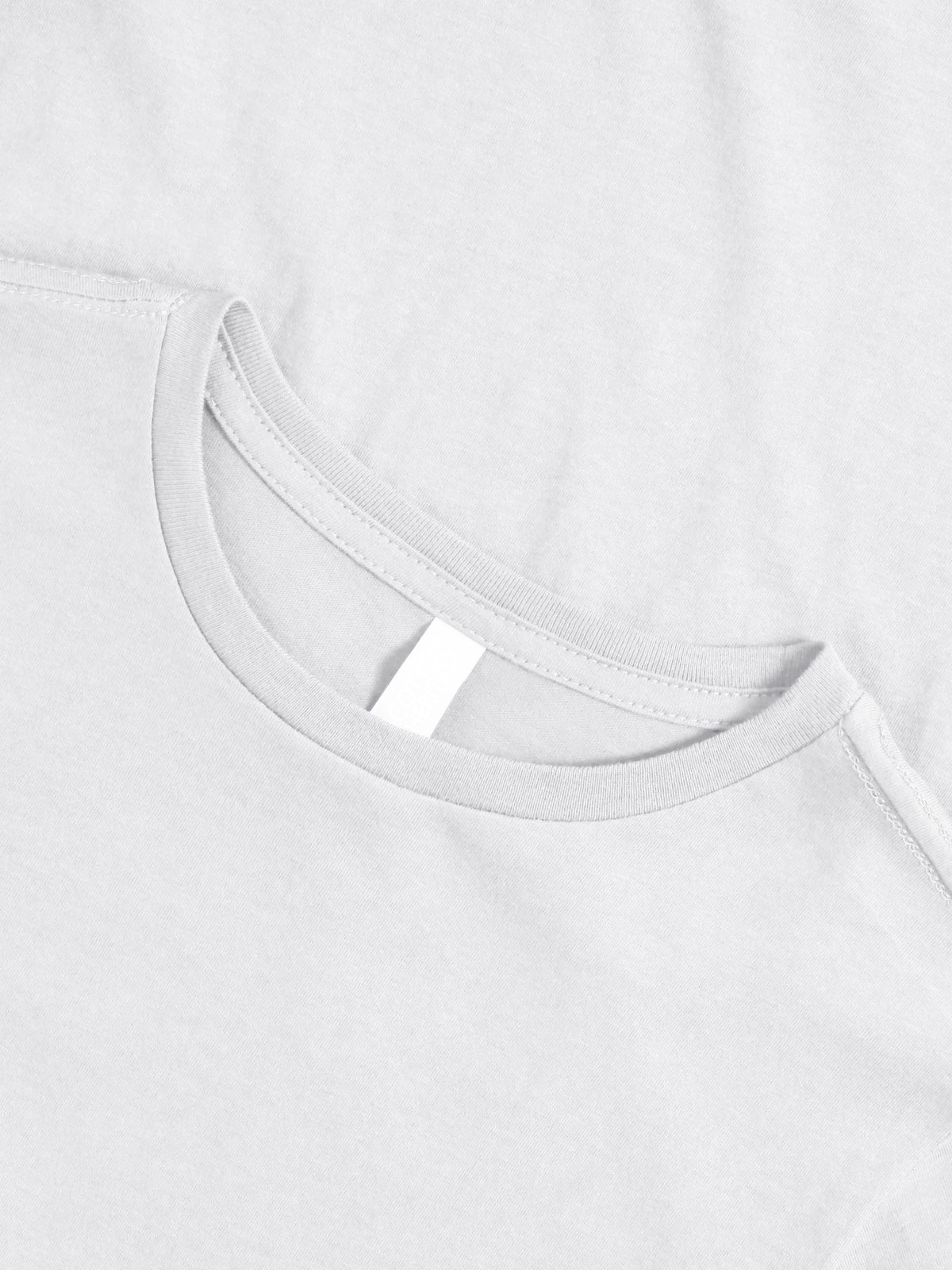 Women’s High-Waist T-Shirt in White - Hat and Beyond blank tee