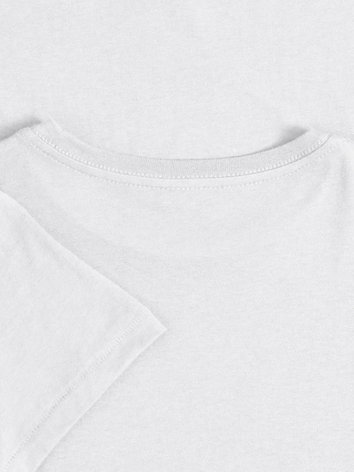 Women’s High-Waist T-Shirt in White - Hat and Beyond blank tee