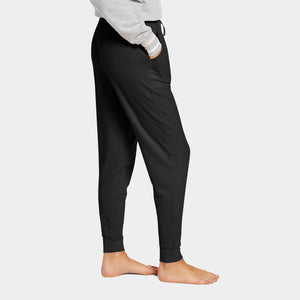 womens fleece sweatpants_yoga joggers_plush inner lining comfort_ribbed cuffs_lady_ladies_sweat for women_activewear_fleece_workout_exercise_weight_pilates_outdoor_indoor_at home_training_running_jogging_hiking_colorfulkoala joggers_yesler_amormio sweatpants_champion_beyond_yoga joggers_nike_rally white_nude sweatpants_lipservice pants_lounge around tan_hanes_teal_fancy_capri_love_french terry_light christmas cotton_Black