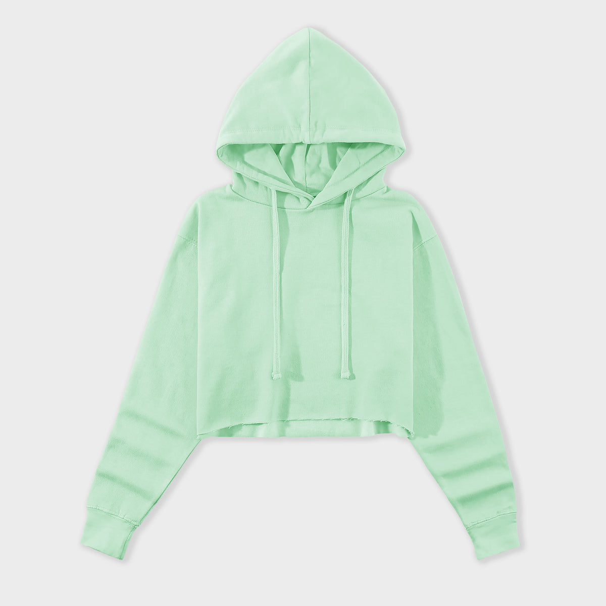 Women’s Crop Top Hoodie in crop_top_hoodie_fleece_long_top_corto_sleeve_pullover_camisa_de_entrenamiento_hooded_sweatshirt_casual_loose_shirt_teen_girl_fashion_cute_raglan_army_cam