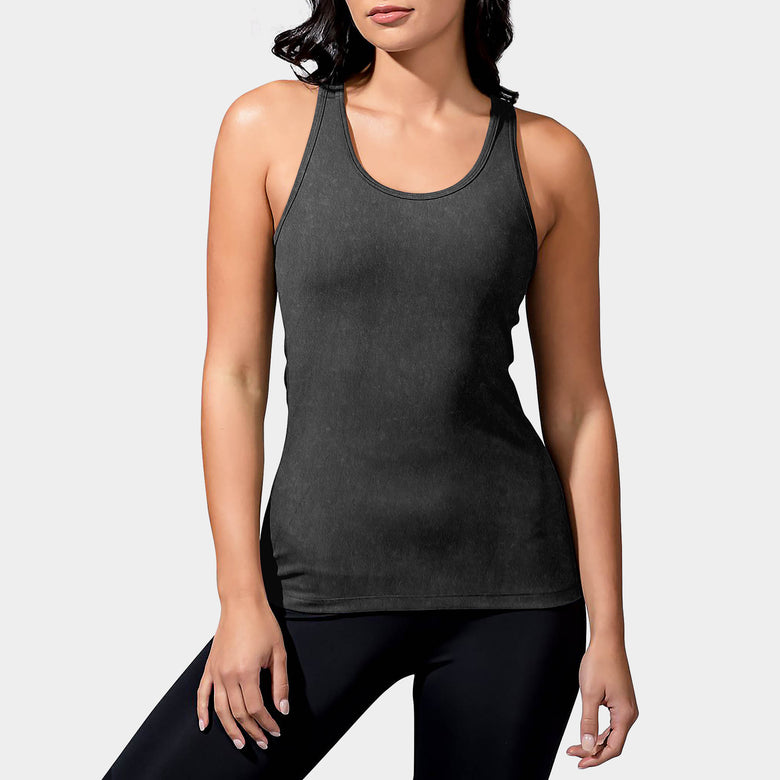 Women’s Stone Washed Racerback in racer back_racerback bra_racerback tank_racerback tank top_racerback top_lace racerback bra_plus size racerback tank_swiftly tech racerback_Minera
