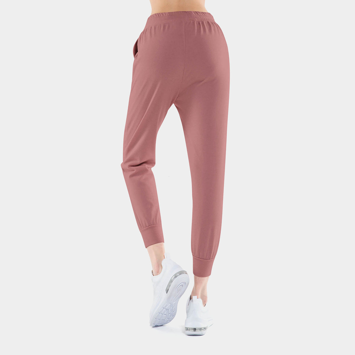 Women’s Lightweight French Terry Joggers in joggers_sweatpants_joggers for women_jogging pants_track pants_sweatpants women_pink sweatpants_jogging pants women_Mauve - Hat and Beyo