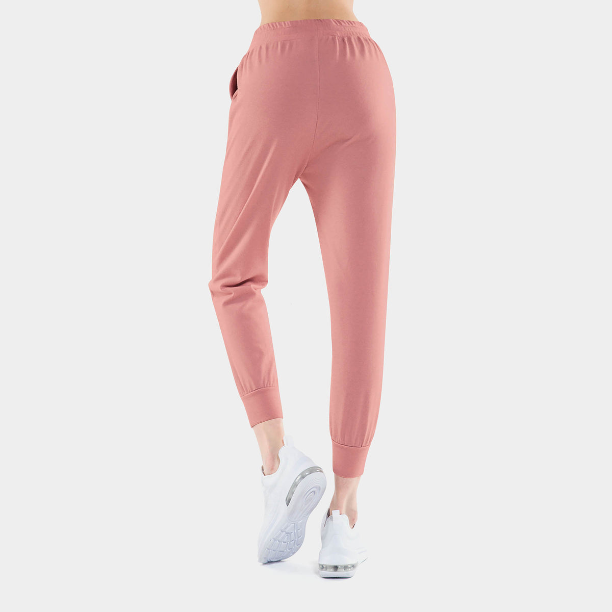 Women’s Lightweight French Terry Joggers in joggers_sweatpants_joggers for women_jogging pants_track pants_sweatpants women_pink sweatpants_jogging pants women_Pink - Hat and Beyon