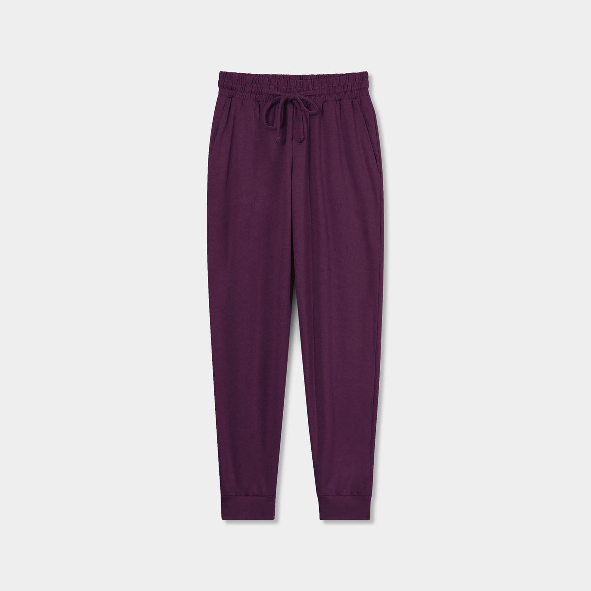 Women’s Lightweight French Terry Joggers in joggers_sweatpants_joggers for women_jogging pants_track pants_sweatpants women_pink sweatpants_jogging pants women_Purple - Hat and Bey