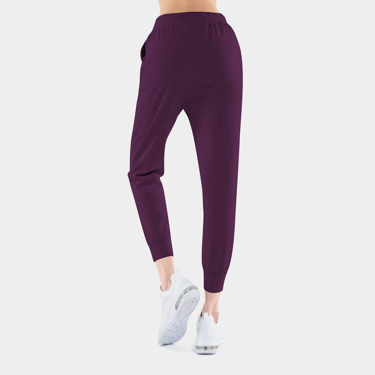 Women’s Lightweight French Terry Joggers in joggers_sweatpants_joggers for women_jogging pants_track pants_sweatpants women_pink sweatpants_jogging pants women_Purple - Hat and Bey