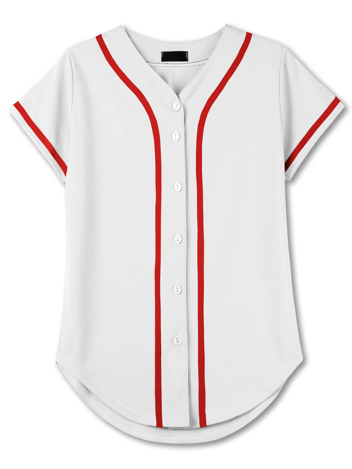 Women’s Baseball Striped Button Down Jersey in Women's Baseball Striped Button Down Jersey - Hat and Beyond - Hat and Beyond baseball jersey