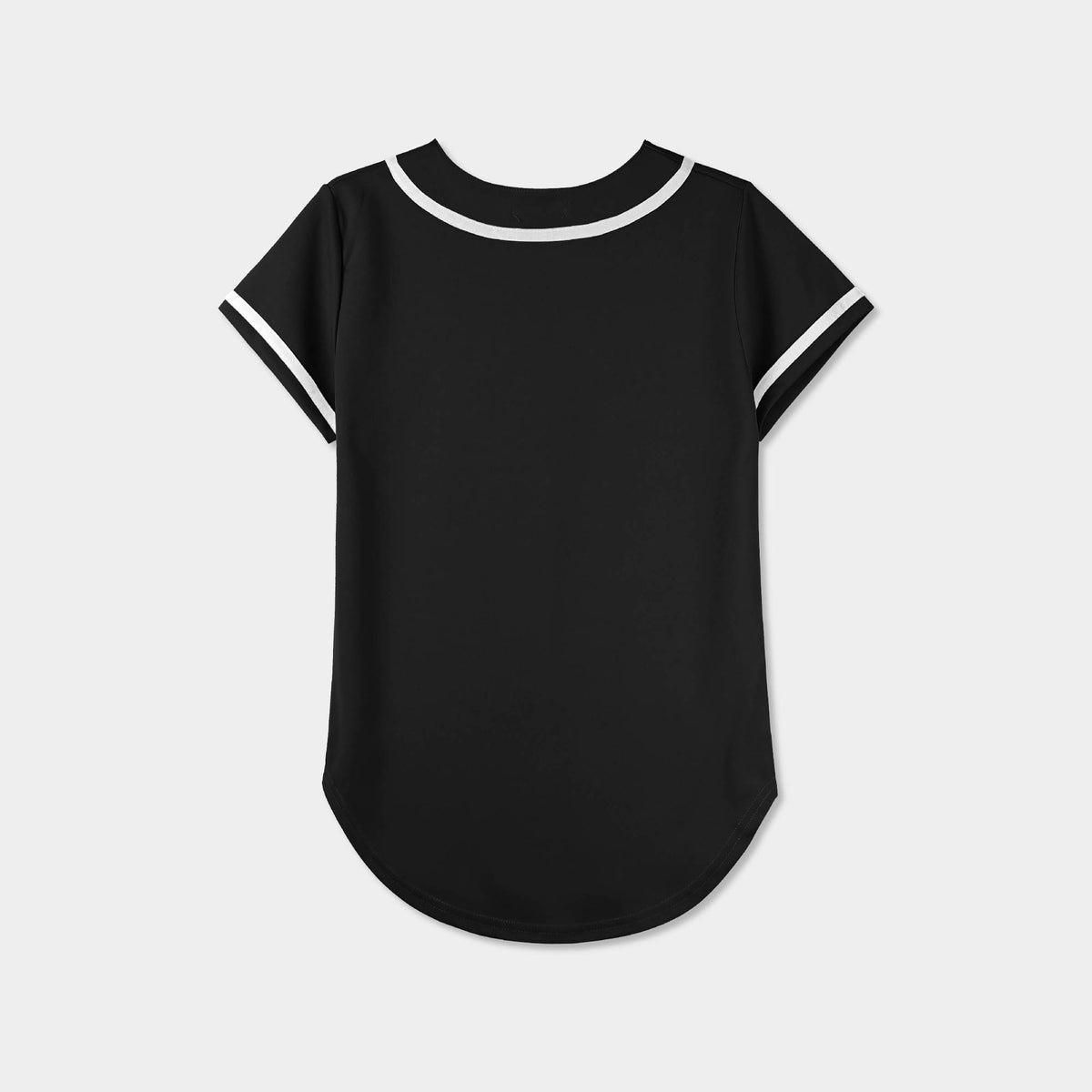 Women’s Baseball Striped Button Down Jersey in mlb shops_baseball jersey_mlb store_mlb jerseys_cheap baseball jerseys_cheap mlb jerseys_baseball jersey shirts_black baseball jersey