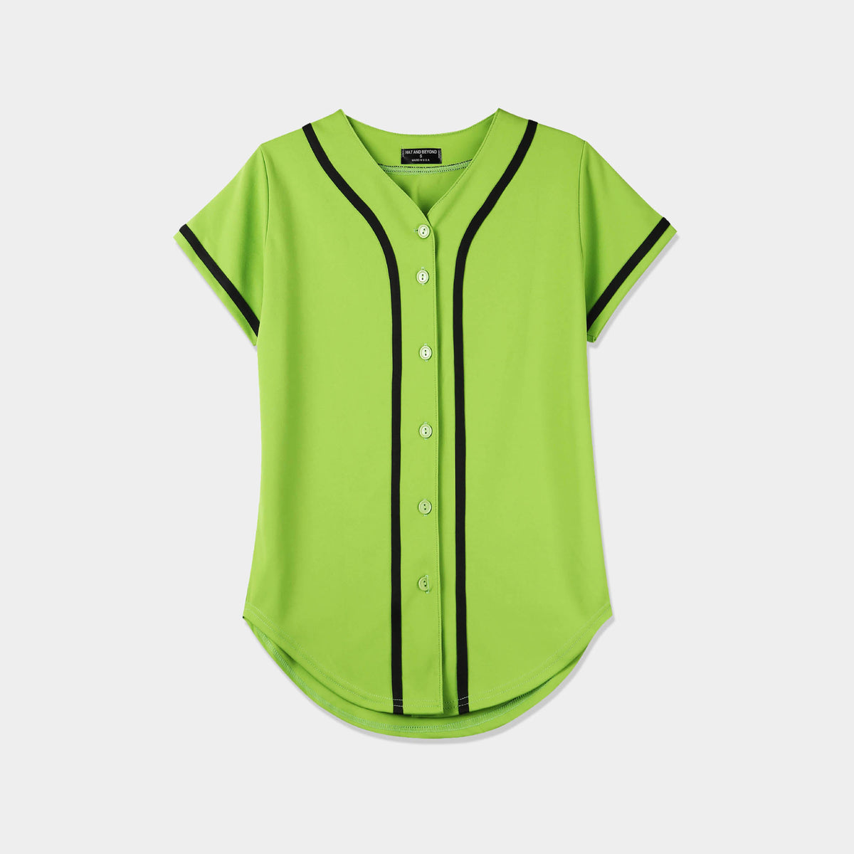 Women’s Baseball Striped Button Down Jersey in mlb shops_baseball jersey_mlb store_mlb jerseys_cheap baseball jerseys_cheap mlb jerseys_baseball jersey shirts_black baseball jersey
