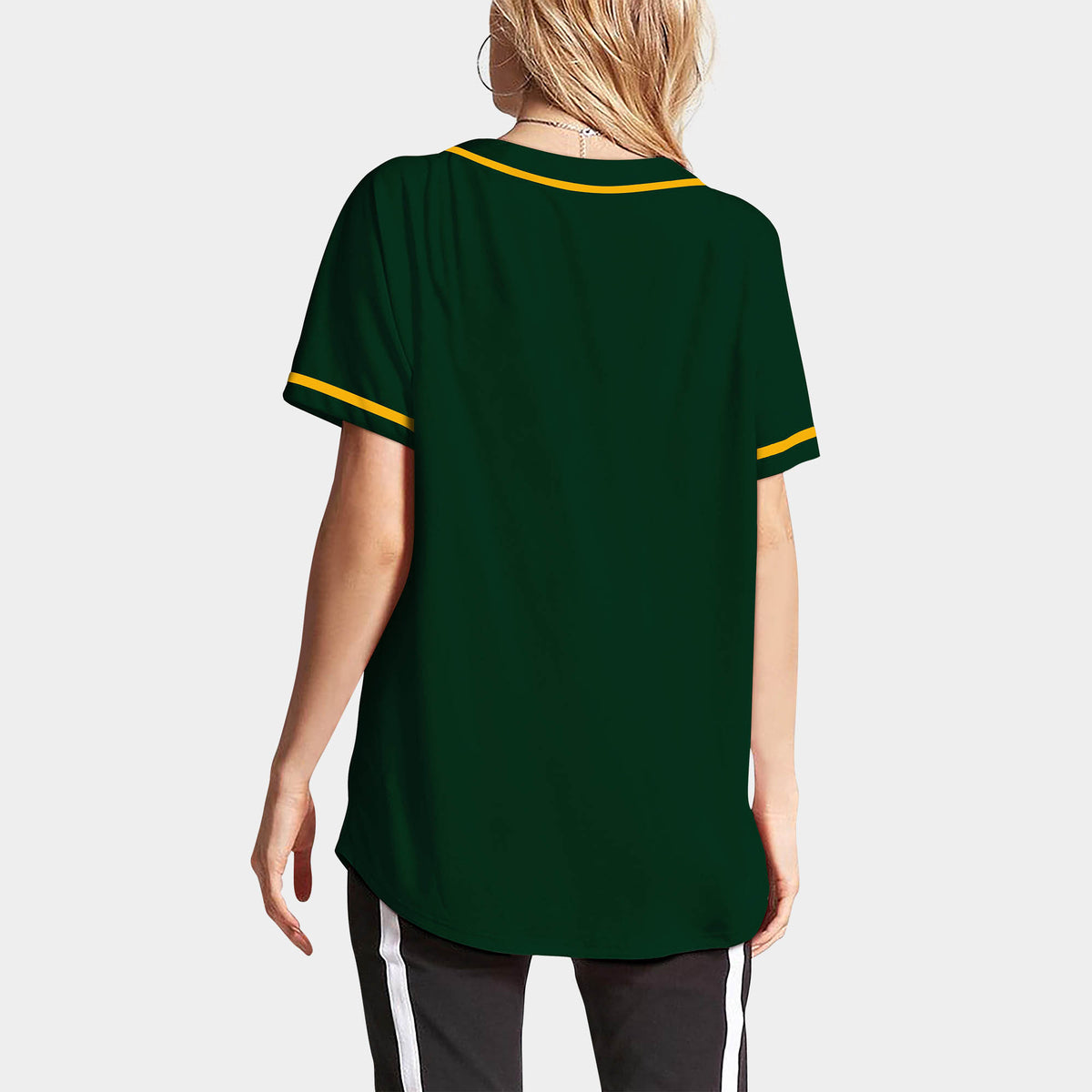 Women’s Baseball Striped Button Down Jersey in mlb shops_baseball jersey_mlb store_mlb jerseys_cheap baseball jerseys_cheap mlb jerseys_baseball jersey shirts_black baseball jersey
