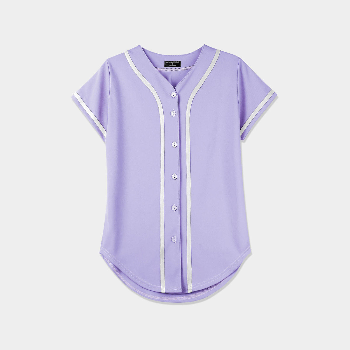 Women’s Baseball Striped Button Down Jersey in mlb shops_baseball jersey_mlb store_mlb jerseys_cheap baseball jerseys_cheap mlb jerseys_baseball jersey shirts_black baseball jersey