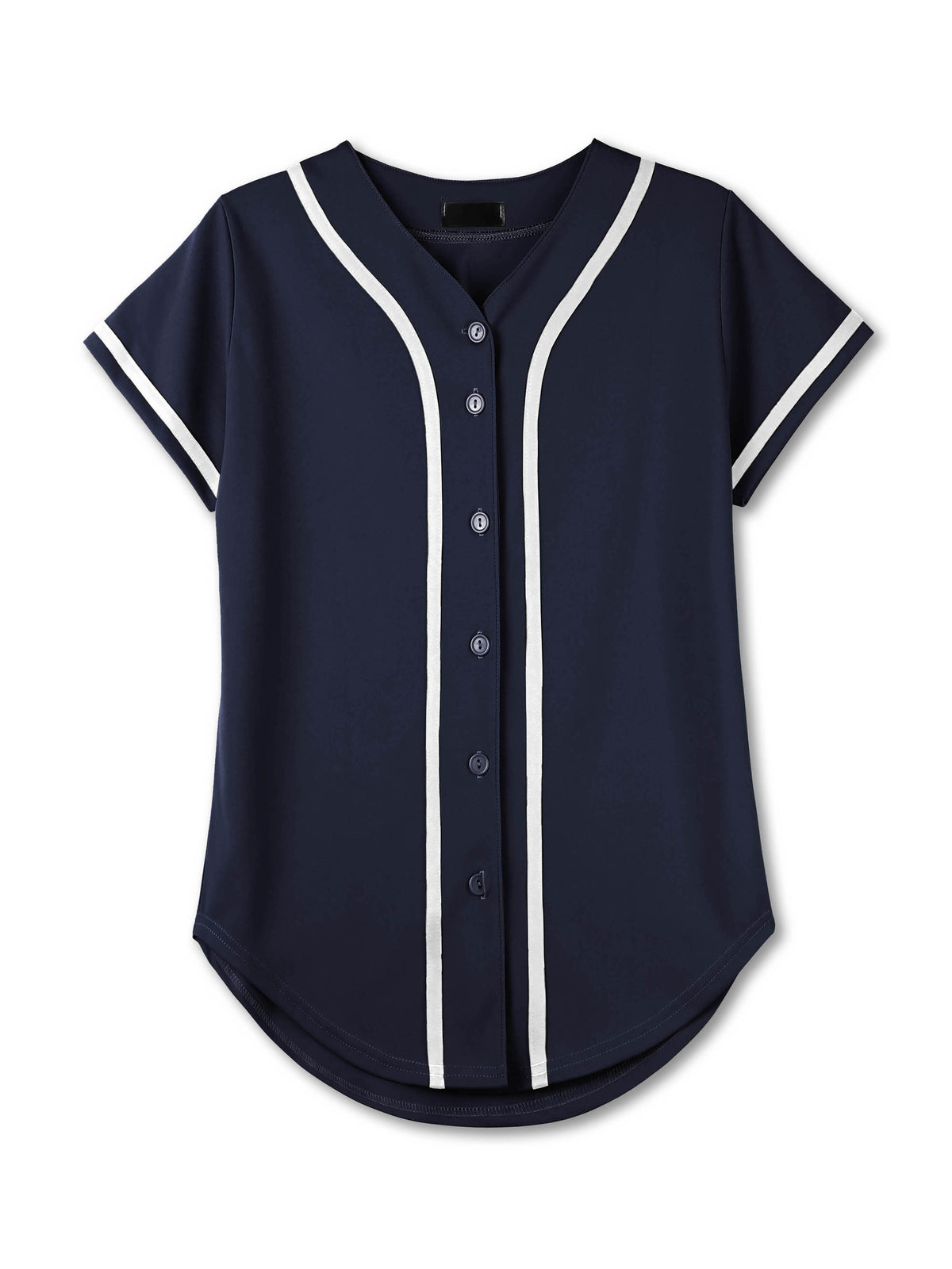 Women’s Baseball Striped Button Down Jersey in Women's Baseball Striped Button Down Jersey - Hat and Beyond - Hat and Beyond baseball jersey