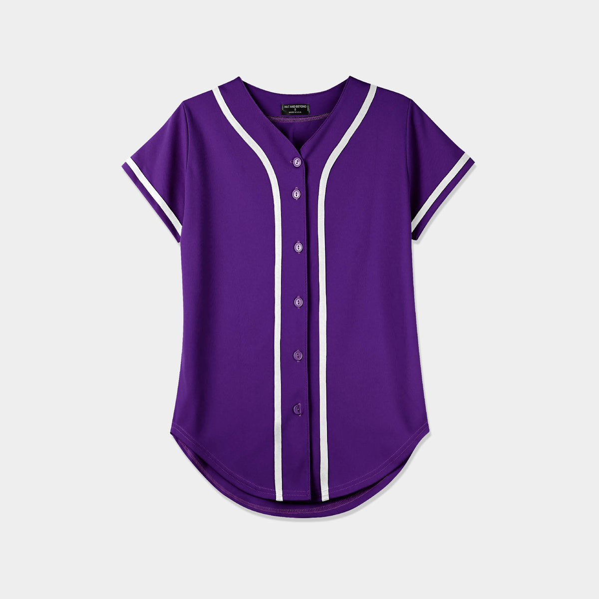 Women’s Baseball Striped Button Down Jersey in mlb shops_baseball jersey_mlb store_mlb jerseys_cheap baseball jerseys_cheap mlb jerseys_baseball jersey shirts_black baseball jersey