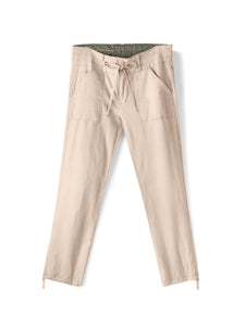 Girls Linen Style Cotton Pants