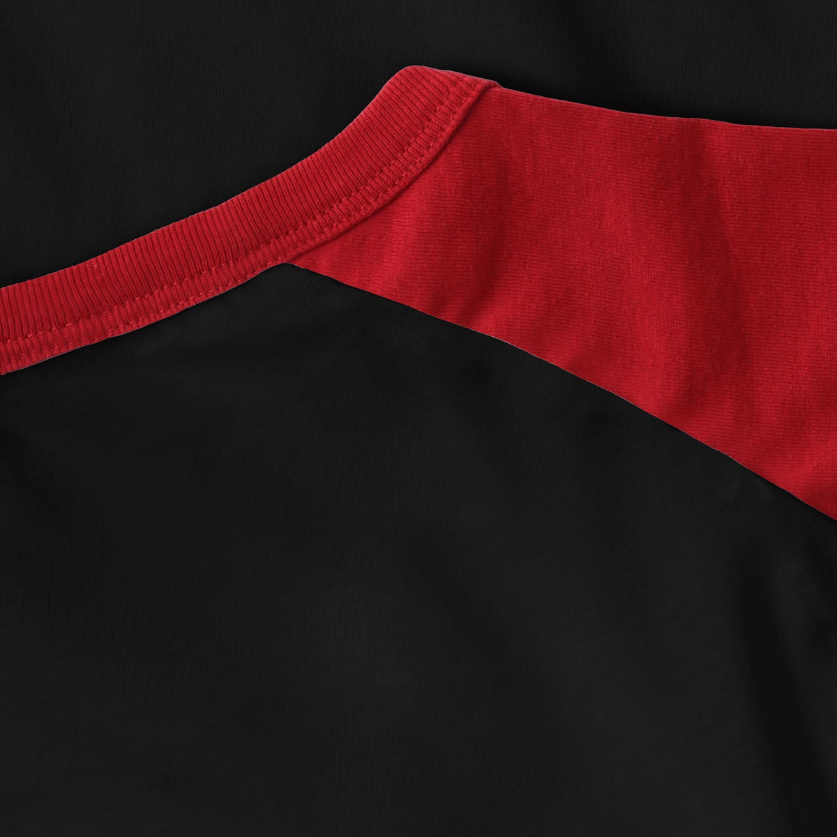 Kids’ Raglan 3/4 Sleeve Baseball Tee Shirt Kids’ Youth Juniors in Black/Red - Hat and Beyond baseball jersey