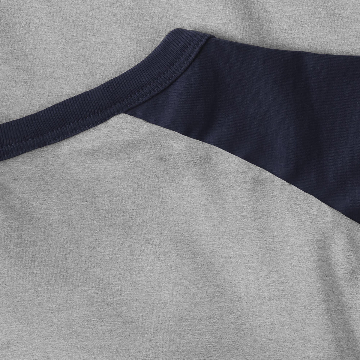 Kids’ Raglan 3/4 Sleeve Baseball Tee Shirt Kids’ Youth Juniors in Heather Gray/Navy - Hat and Beyond baseball jersey