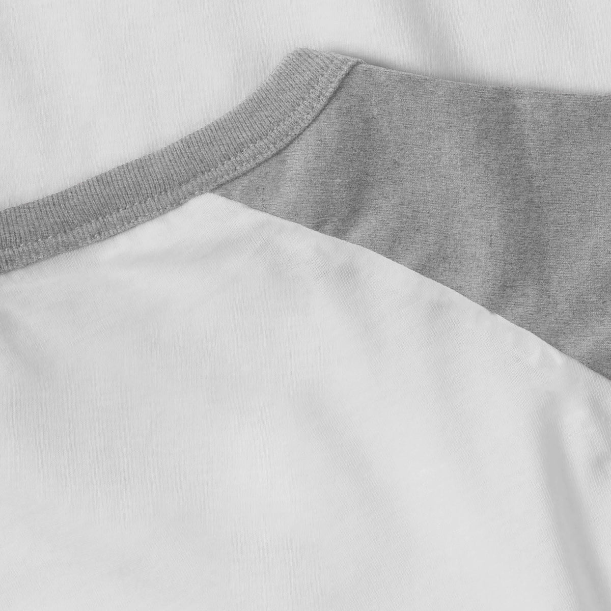 Kids’ Raglan 3/4 Sleeve Baseball Tee Shirt Kids’ Youth Juniors in White/Heather Gray - Hat and Beyond baseball jersey