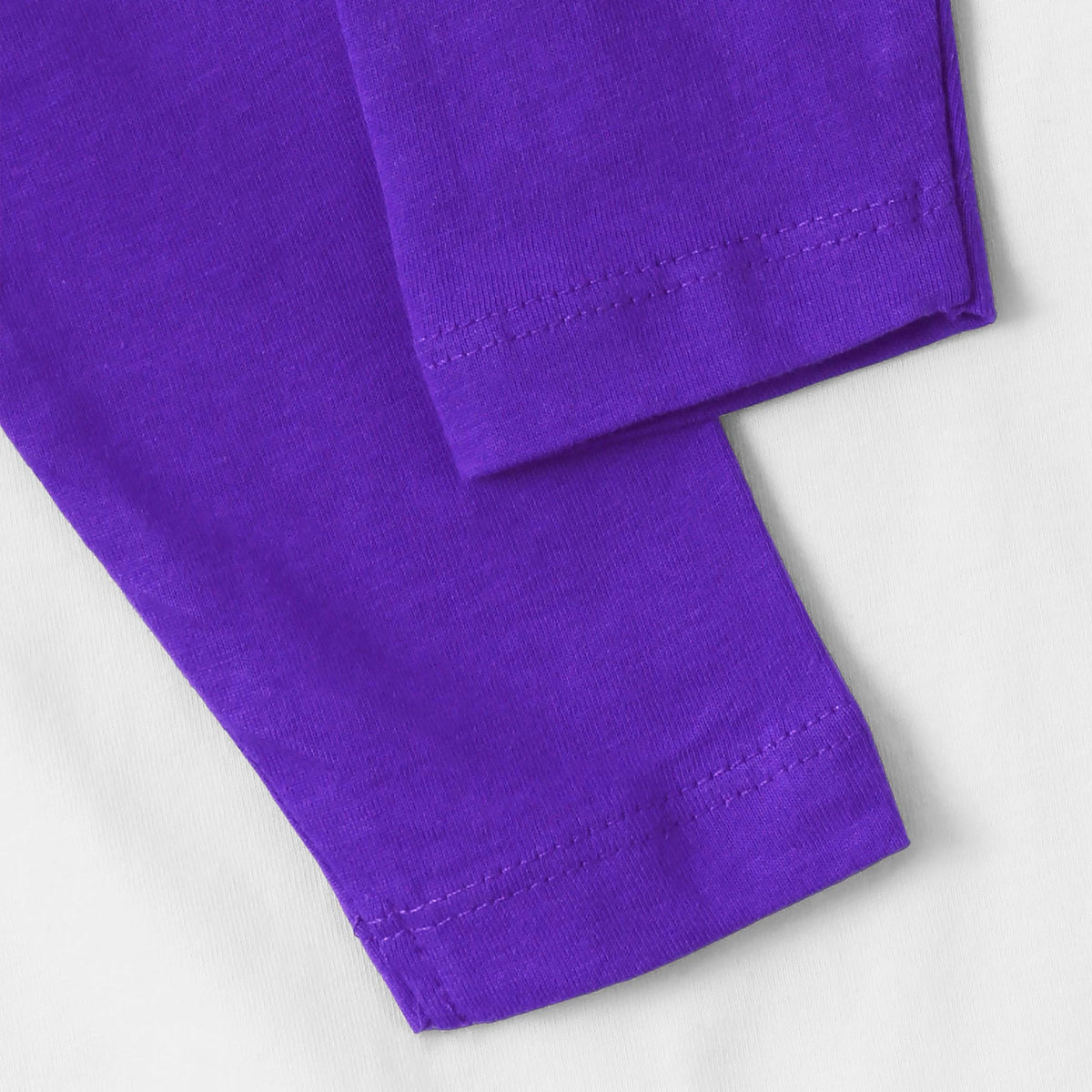 Kids’ Raglan 3/4 Sleeve Baseball Tee Shirt Toddler Youth Juniors in White/Purple - Hat and Beyond baseball jersey