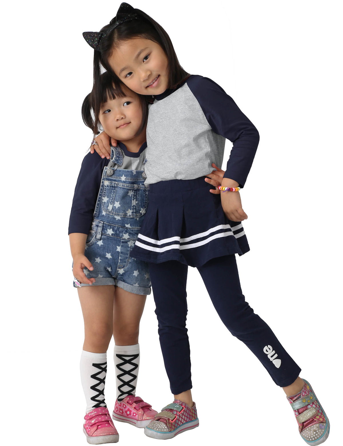 Kids’ Raglan 3/4 Sleeve Baseball Tee Shirt Toddler Youth Juniors in Heather Gray/Navy - Hat and Beyond baseball jersey