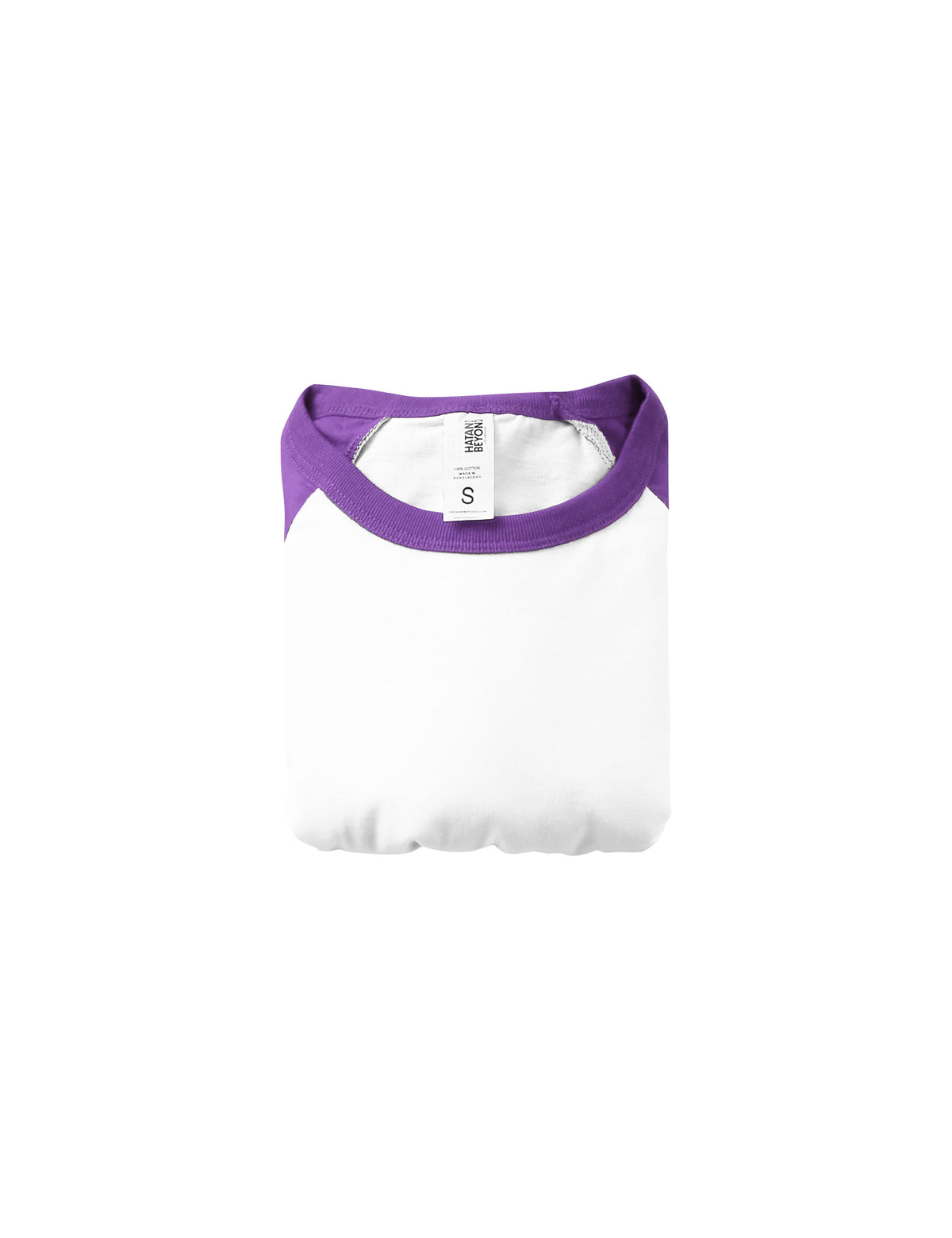 Kids’ Raglan 3/4 Sleeve Baseball Tee Shirt Toddler Youth Juniors in White/Purple - Hat and Beyond baseball jersey