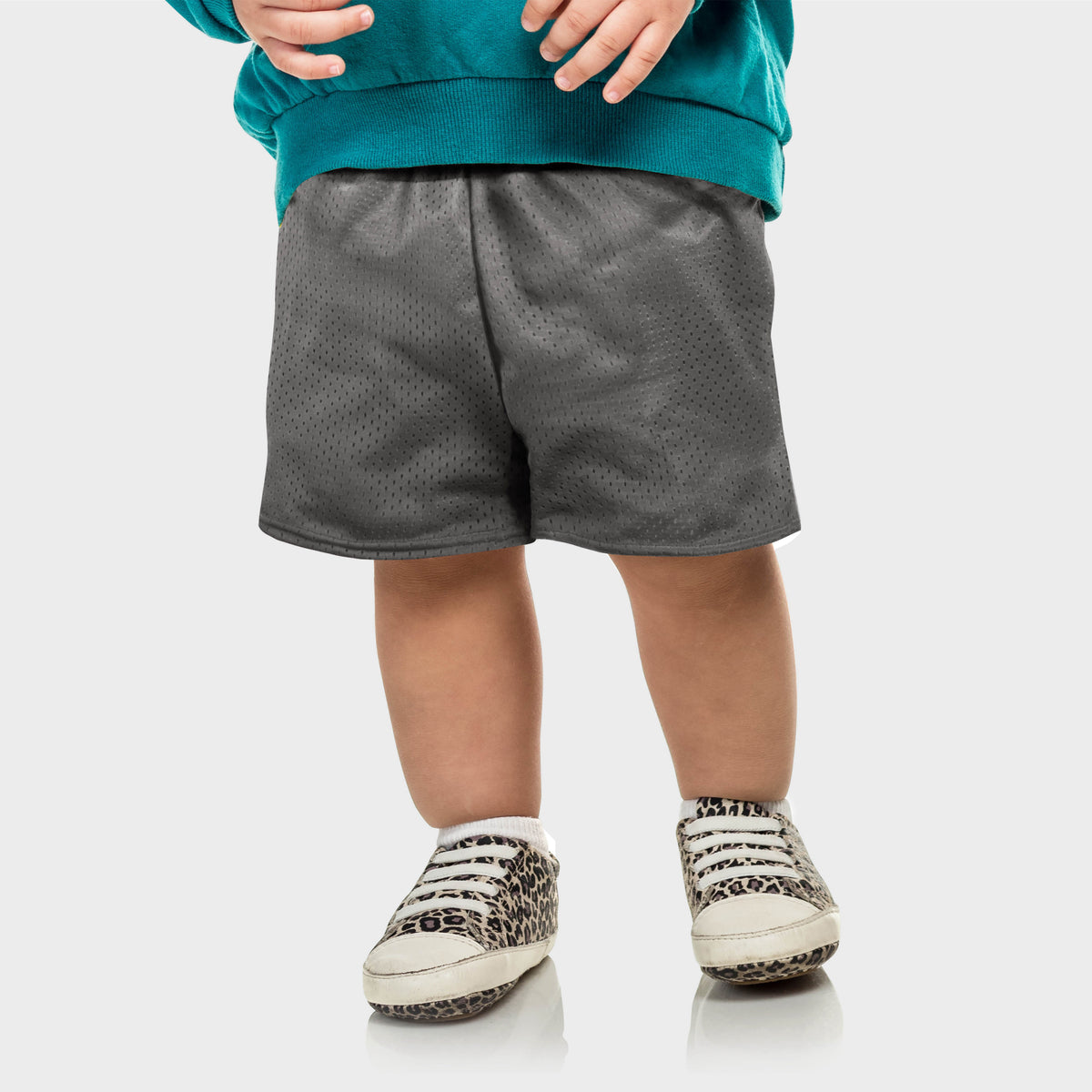 Kids’ Kids’' Mesh Shorts in champion mesh shorts_mesh biker shorts_mesh shorts mens_mesh basketball shorts_mesh bike shorts_mesh gym shorts_mesh gym shorts_Charcoal - Hat and Beyon