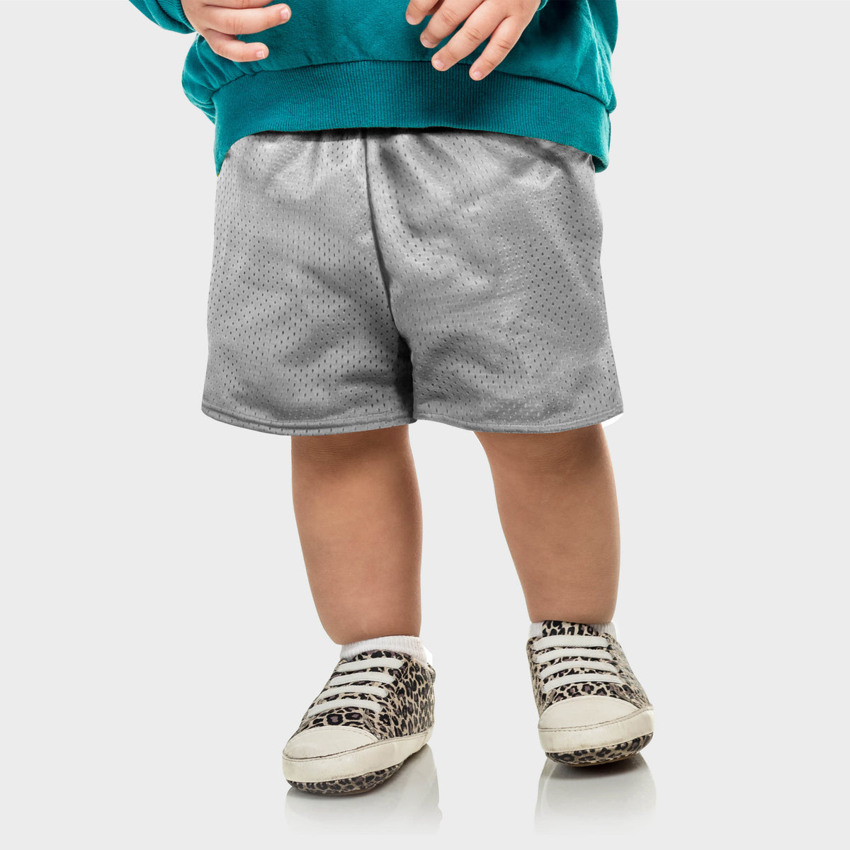 Kids’ Kids’' Mesh Shorts in champion mesh shorts_mesh biker shorts_mesh shorts mens_mesh basketball shorts_mesh bike shorts_mesh gym shorts_mesh gym shorts_Light gray - Hat and Bey