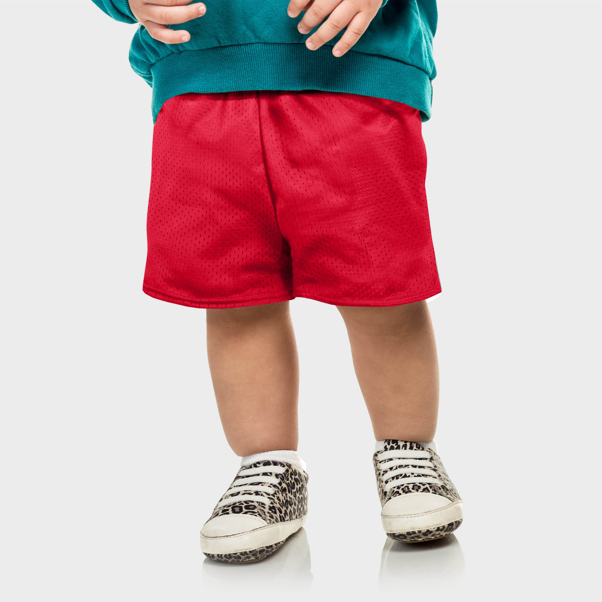 Kids’ Kids’' Mesh Shorts in champion mesh shorts_mesh biker shorts_mesh shorts mens_mesh basketball shorts_mesh bike shorts_mesh gym shorts_mesh gym shorts_Red - Hat and Beyond cas