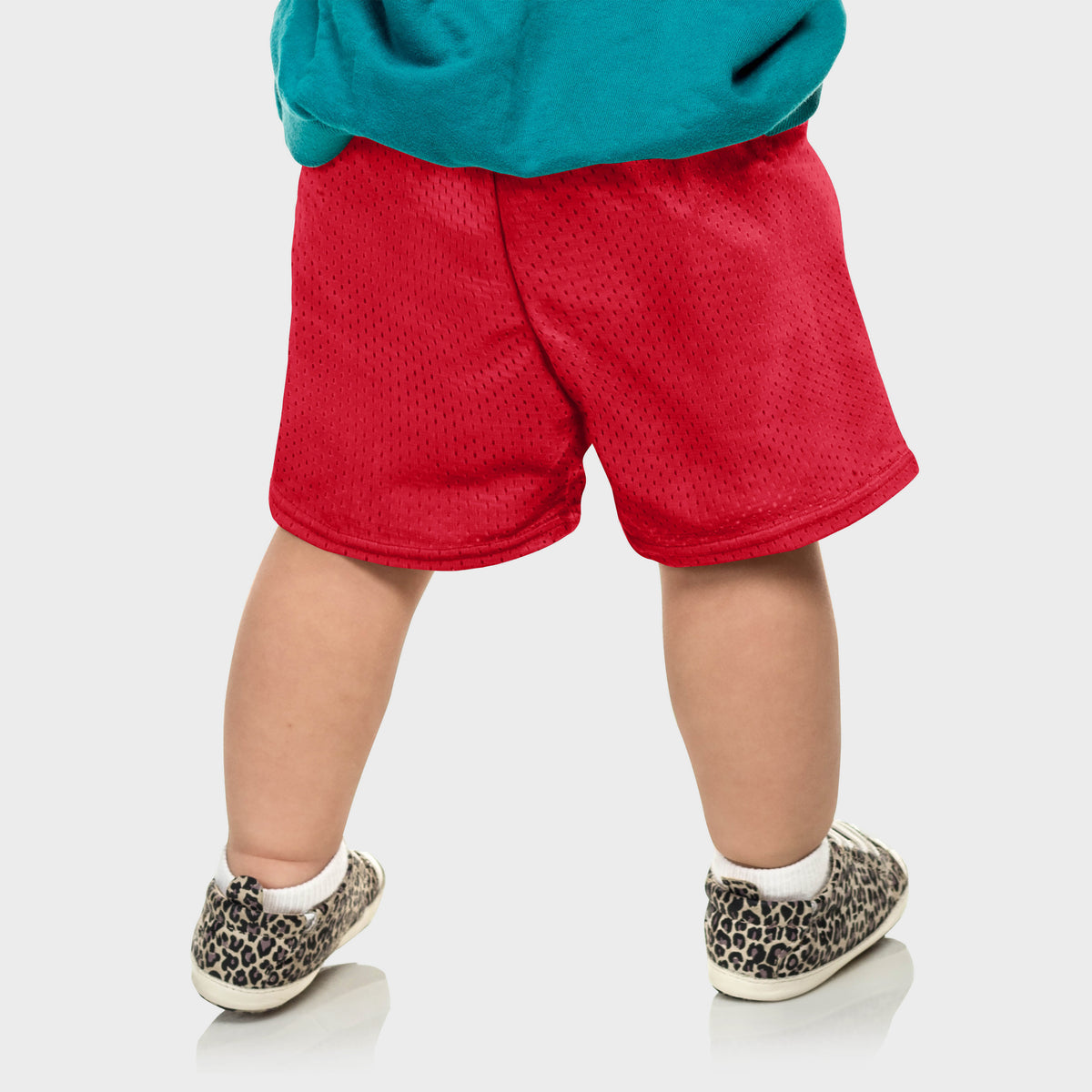 Kids’ Kids’' Mesh Shorts in champion mesh shorts_mesh biker shorts_mesh shorts mens_mesh basketball shorts_mesh bike shorts_mesh gym shorts_mesh gym shorts_Red - Hat and Beyond cas