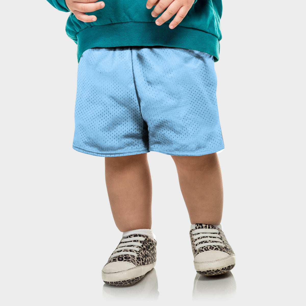 Kids’ Kids’' Mesh Shorts in champion mesh shorts_mesh biker shorts_mesh shorts mens_mesh basketball shorts_mesh bike shorts_mesh gym shorts_mesh gym shorts_Sky Blue - Hat and Beyon