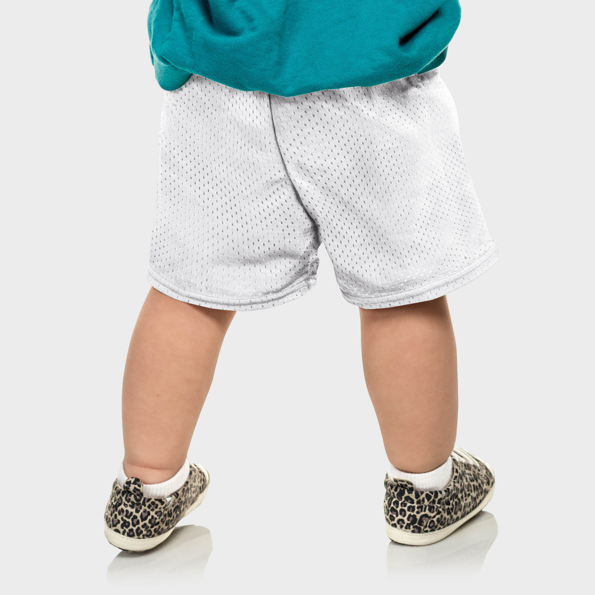 Kids’ Kids’' Mesh Shorts in champion mesh shorts_mesh biker shorts_mesh shorts mens_mesh basketball shorts_mesh bike shorts_mesh gym shorts_mesh gym shorts_White - Hat and Beyond c