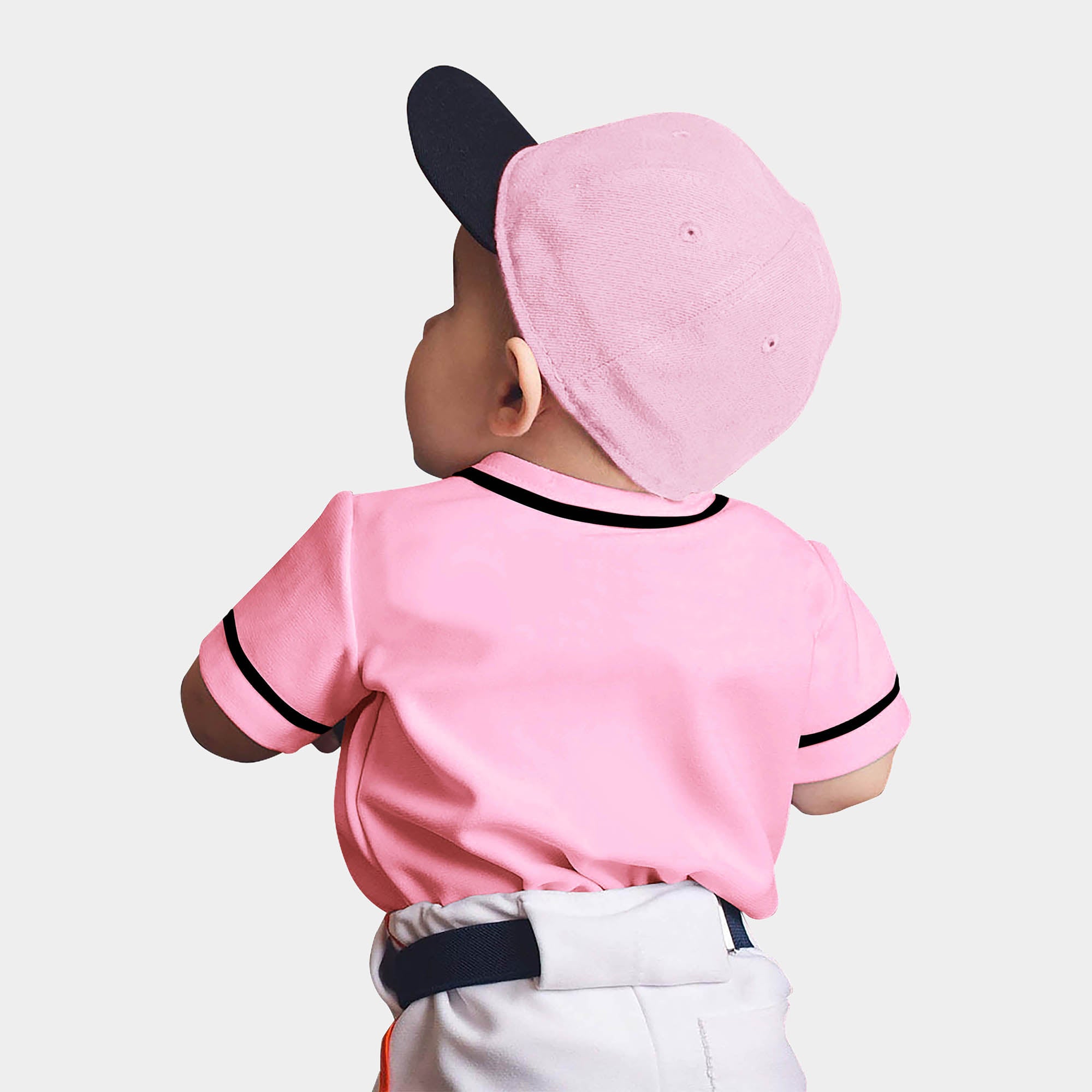 kids baseball jersey_toddler baseball jerseys_boys baseball jersey_boys baseball uniforms_mlb shops_baseball jersey_mlb jerseys_mlb store_Pink/Black