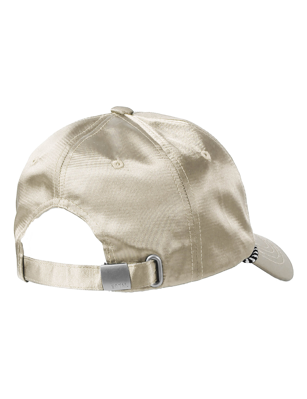 Unisex Satin Stripe Baseball Cap in 7fc006_Silver - Hat and Beyond blank apparel