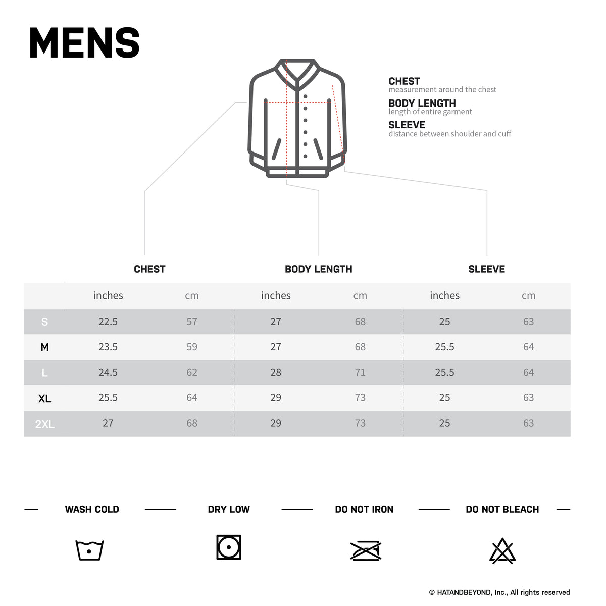 Men’s Half Zip Anorak Jacket in anorak_anoraks_north face fanorak_fanorak_north face anorak_carhartt anorak_anorak windbreaker_waterproof anorak_ski anorak_Size Chart - Hat and Bey